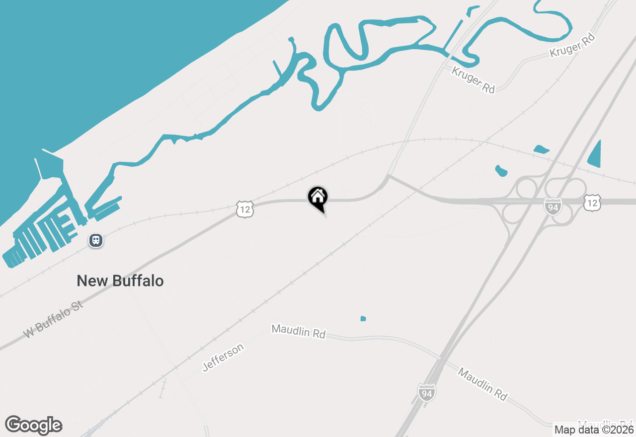 Map of 98 Diamond Point Lane, New Buffalo, MI 49117