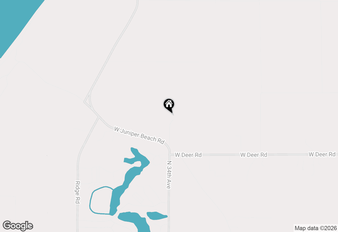 Map of VL W Deer Road, Mears, MI 49436