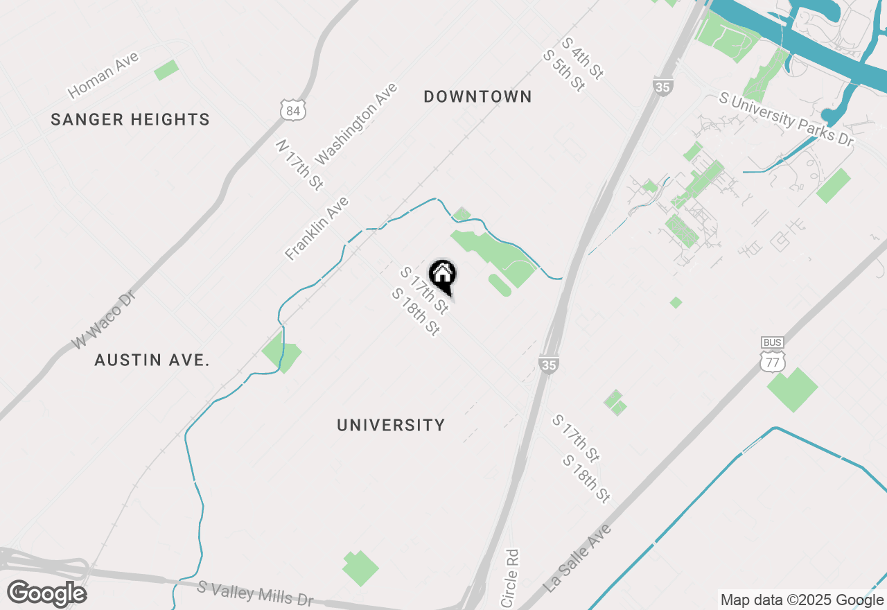 Map of 1625 Cleveland Avenue, Waco, TX 76706