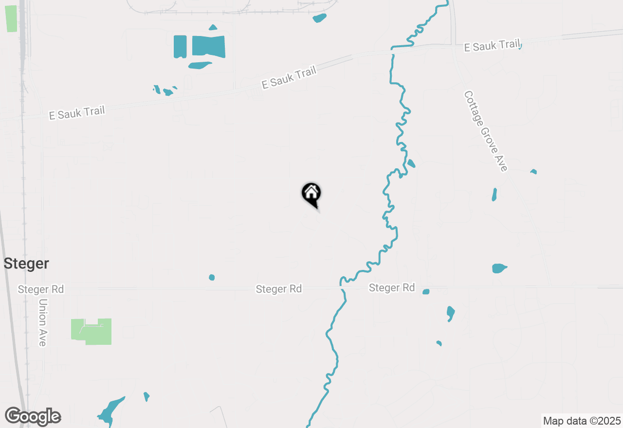 Map of 22801 Frederick Road, Steger, IL 60475