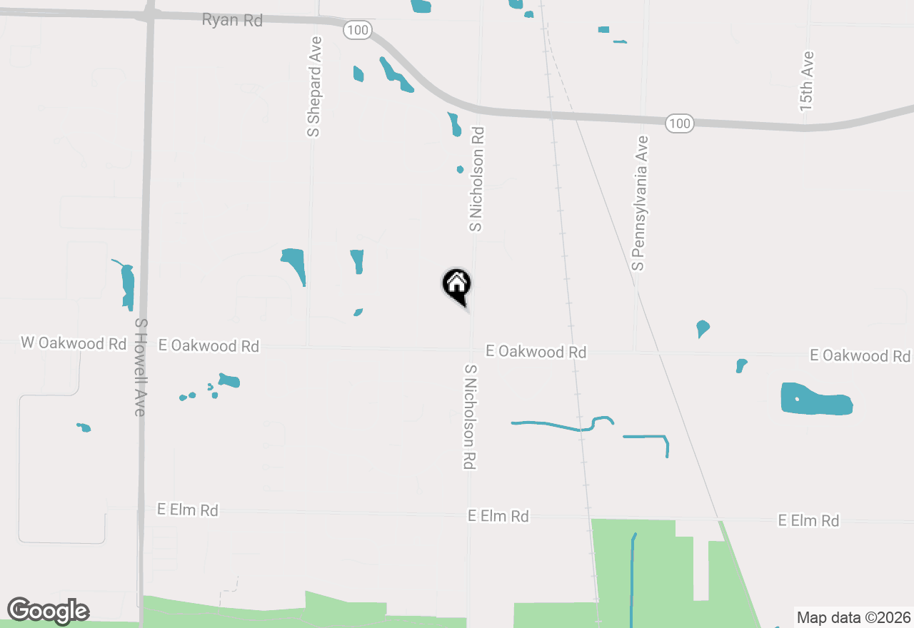 Map of 10211 S Nicholson Rd, Oak Creek, WI 53154