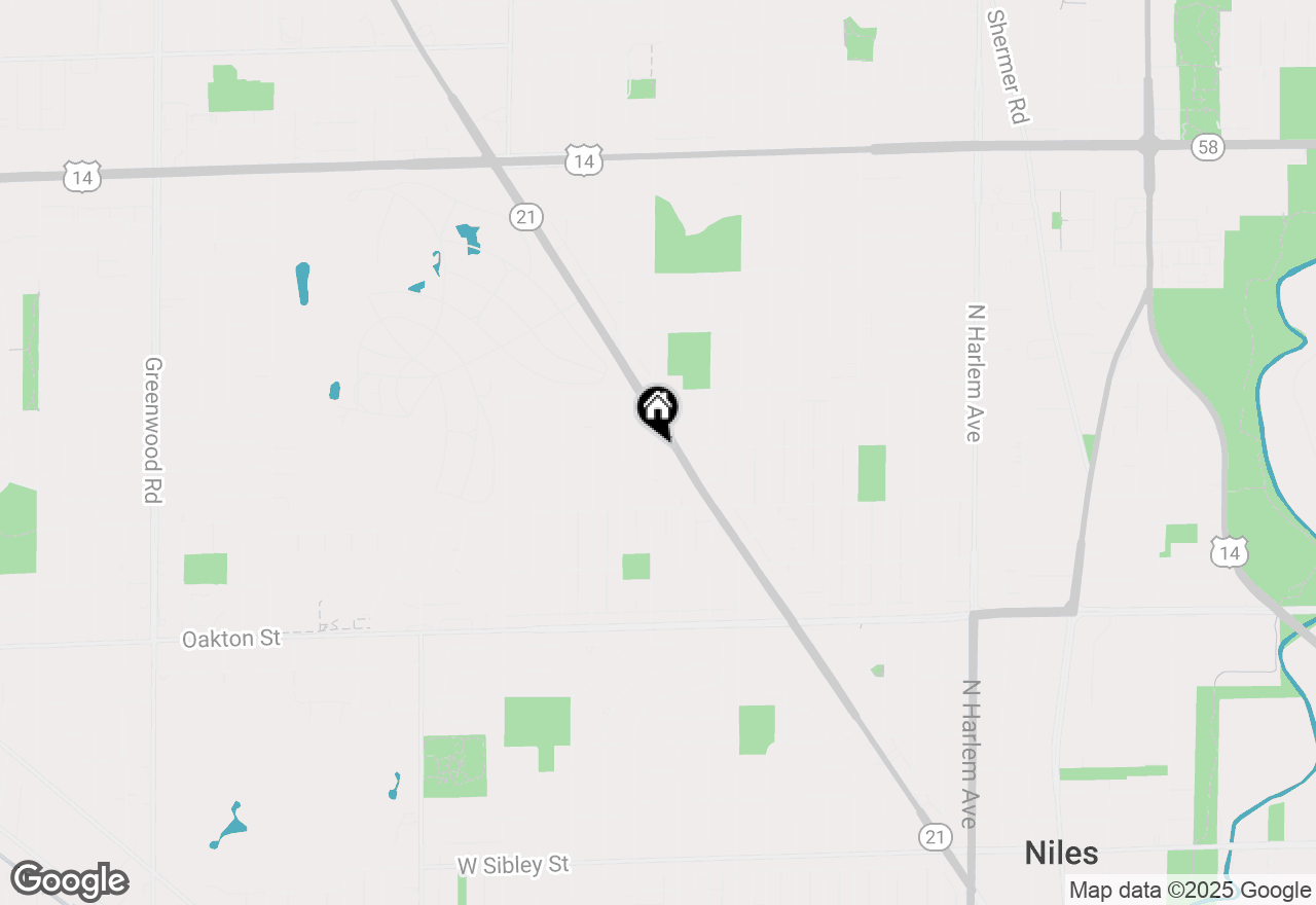 Map of 8257 N Ozark Avenue, Niles, IL 60714