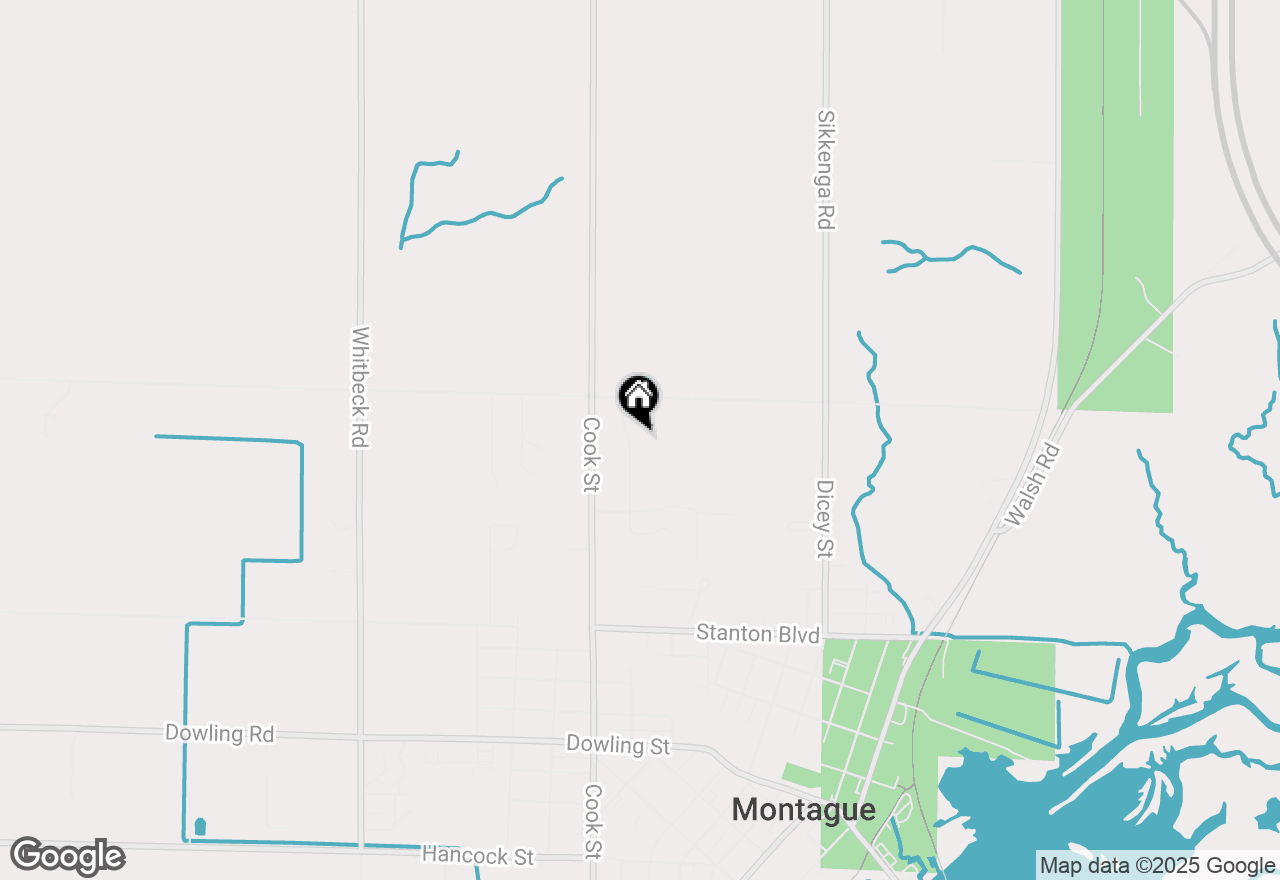 Map of 9326 Pauline Street, Montague, MI 49437