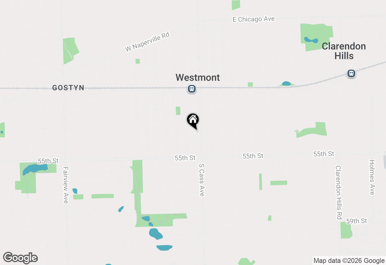 Map of 223 S Lincoln Street, Westmont, IL 60559
