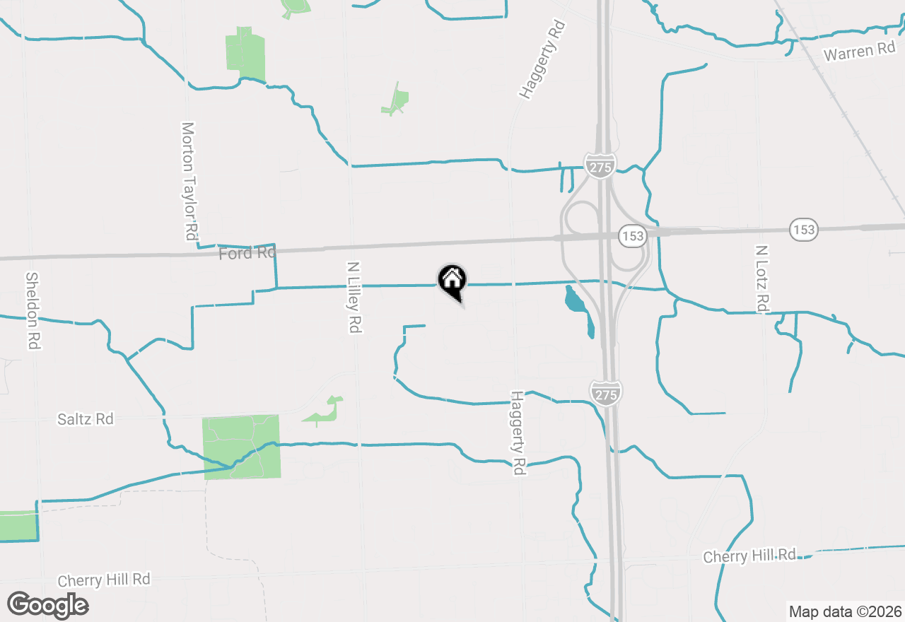Map of 41678 Bedford Drive, Canton, MI 48187