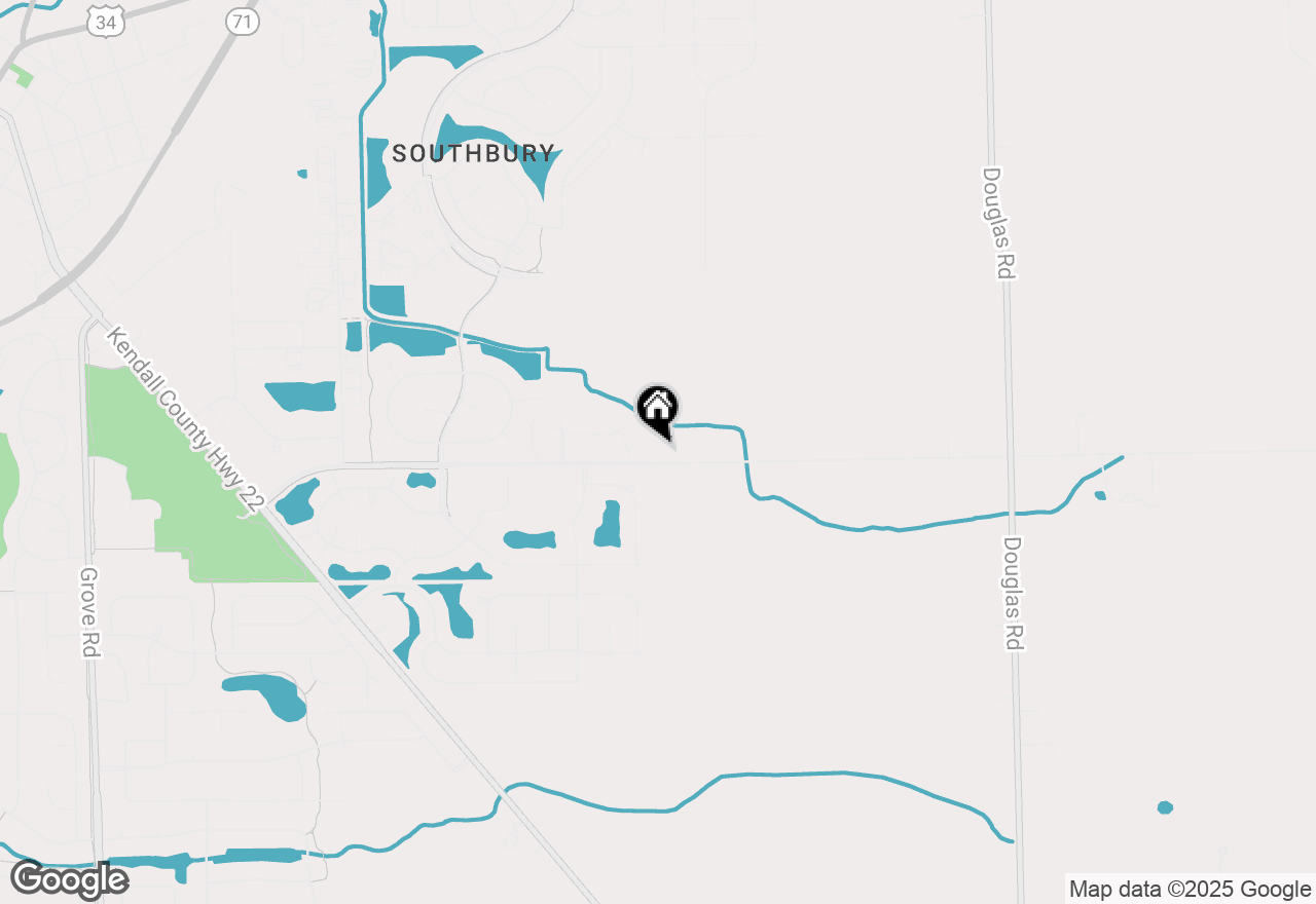 Map of 816 Shadowbrook Court, Oswego, IL 60543