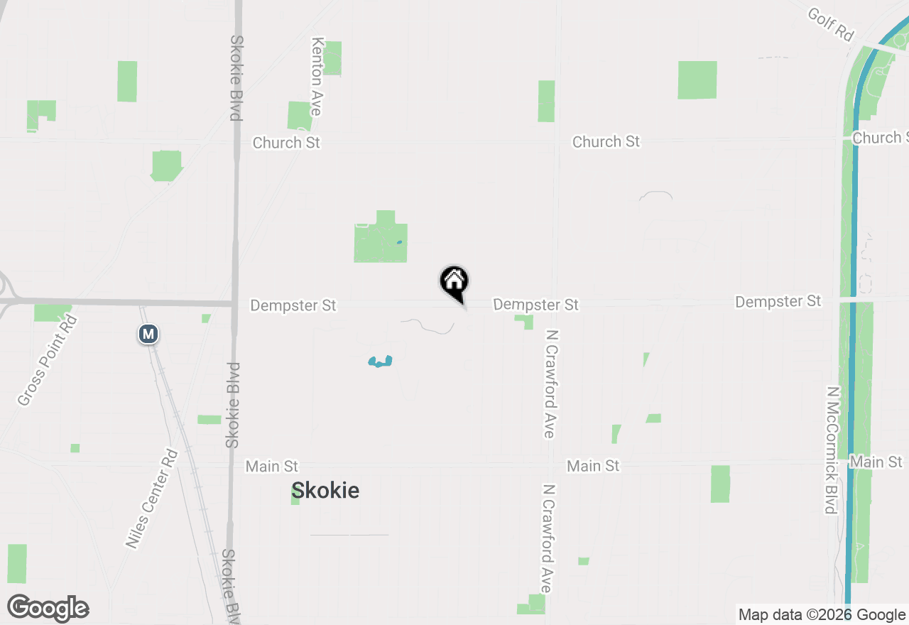 Map of 4229 Dempster Street, Skokie, IL 60076