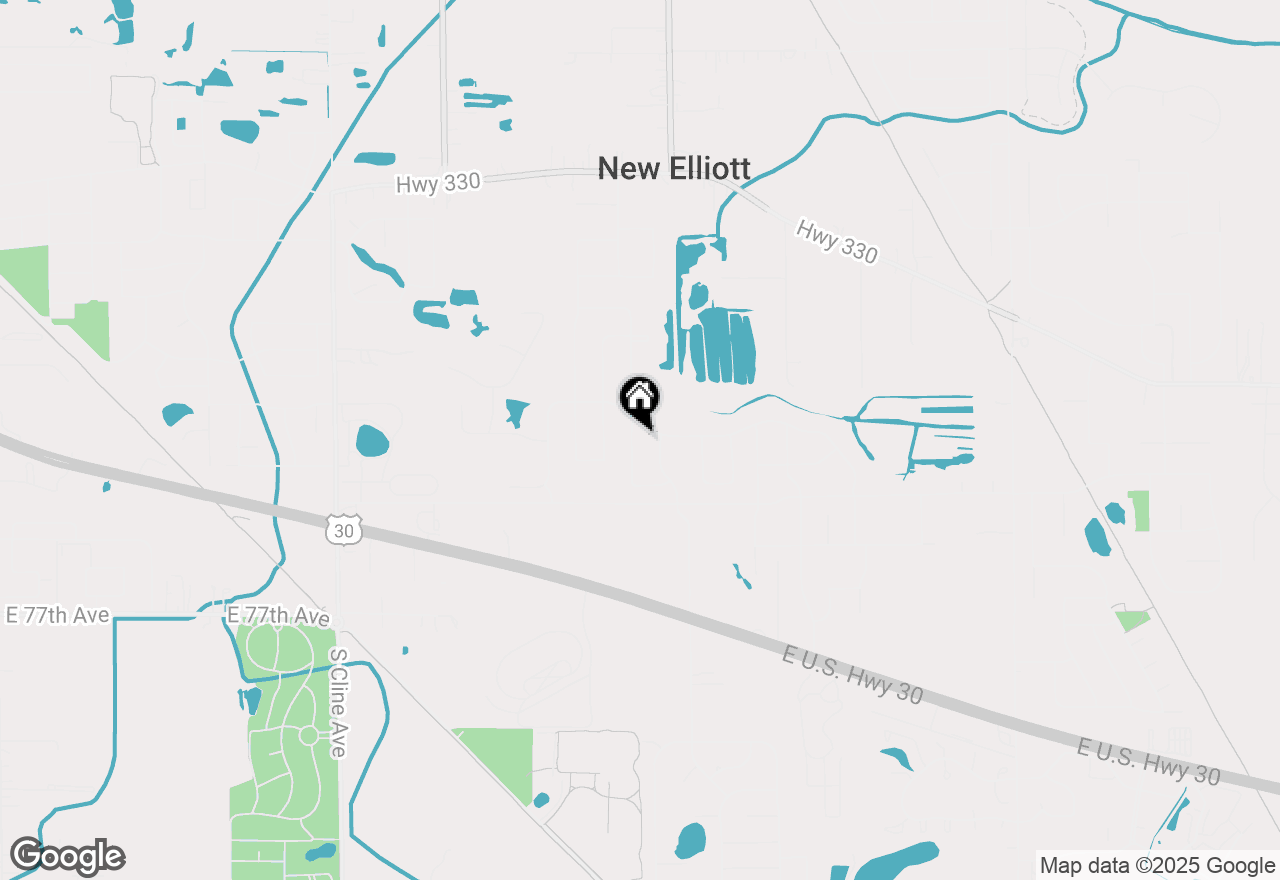 Map of 7351 Jeffrey Street, Schererville, IN 46375