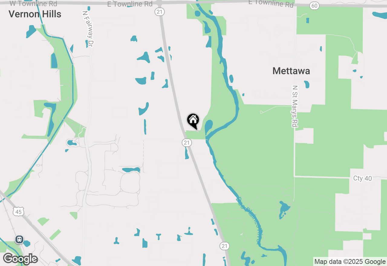 Map of 25043 N Il Route 21, Vernon Hills, IL 60061