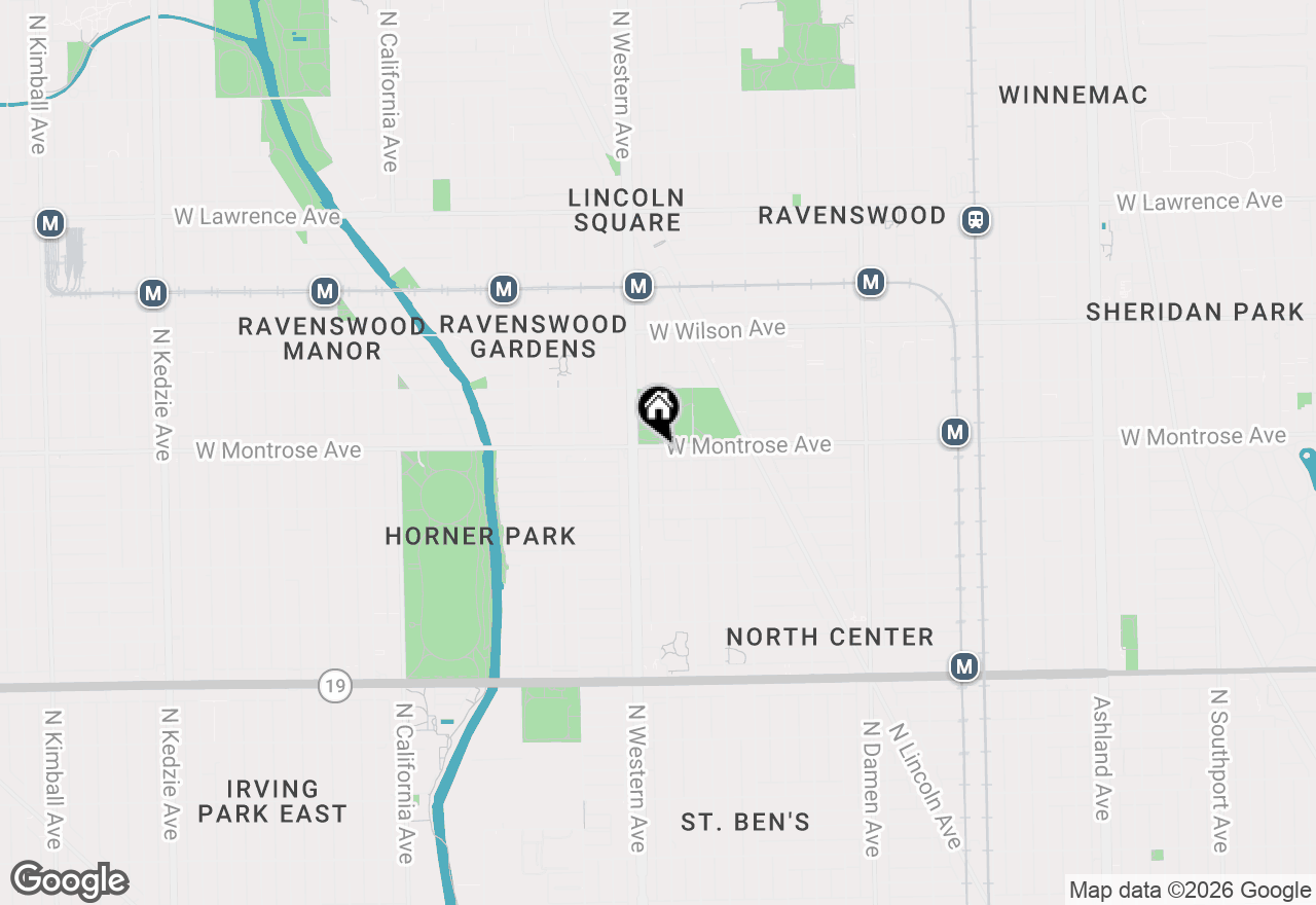 Map of 2335 W Montrose Avenue #2, Chicago, IL 60618