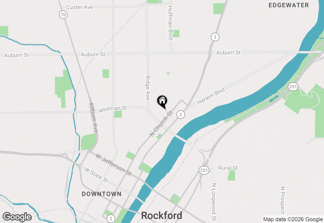 Map of 935 N Court Street, Rockford, IL 61103