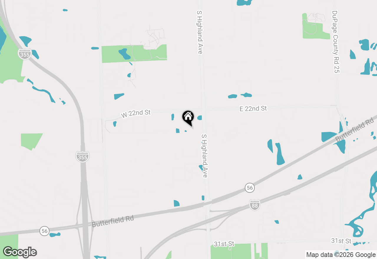 Map of 151 E Janata Boulevard #2A, Lombard, IL 60148