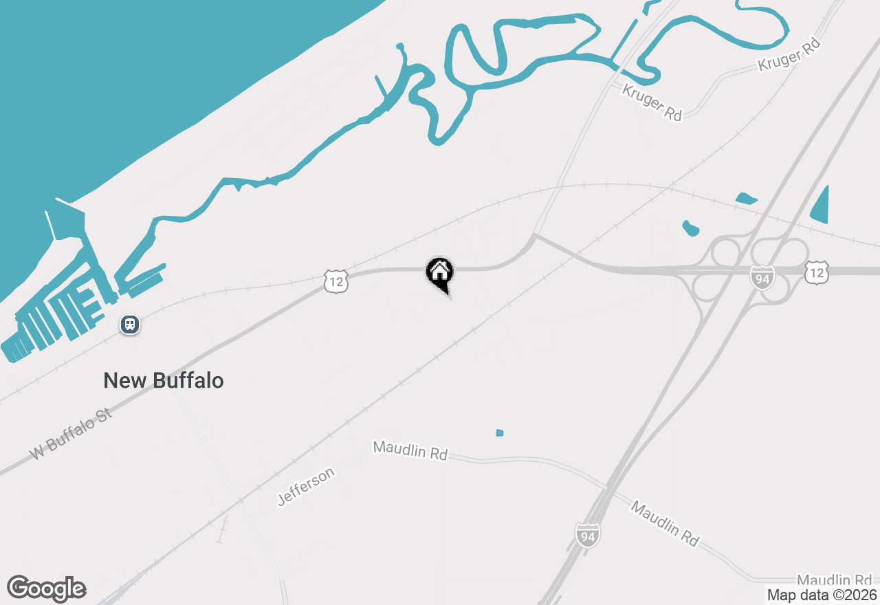 Map of 101 Diamond Point Lane, New Buffalo, MI 49117