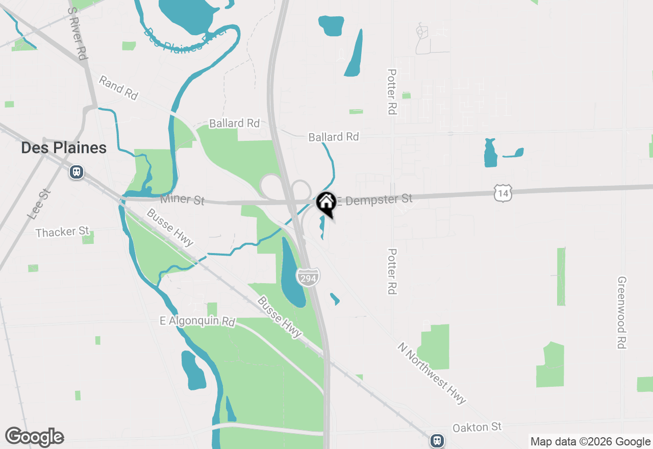 Map of 1738 Park Ridge Point, Park Ridge, IL 60068