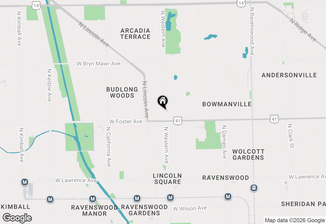 Map of 2410 W Farragut Avenue #3B, Chicago, IL 60625