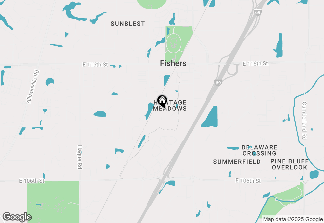 Map of 11163 Autumn Harvest Drive, Fishers, IN 46038