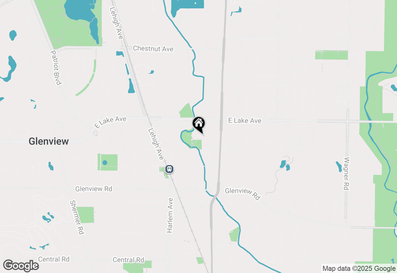 Map of 1305 Sleepy Hollow Road, Glenview, IL 60025