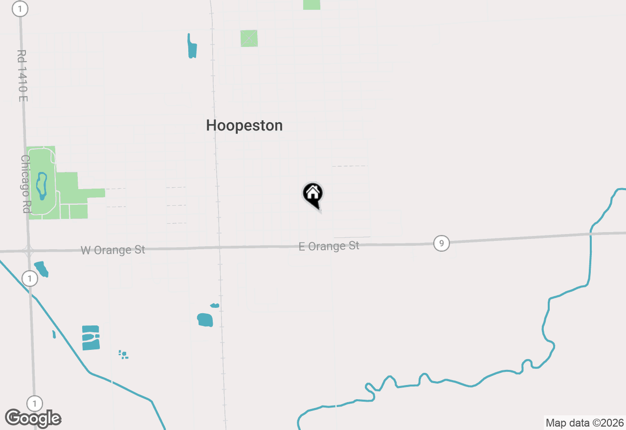 Map of 625 E Elm Street, Hoopeston, IL 60942