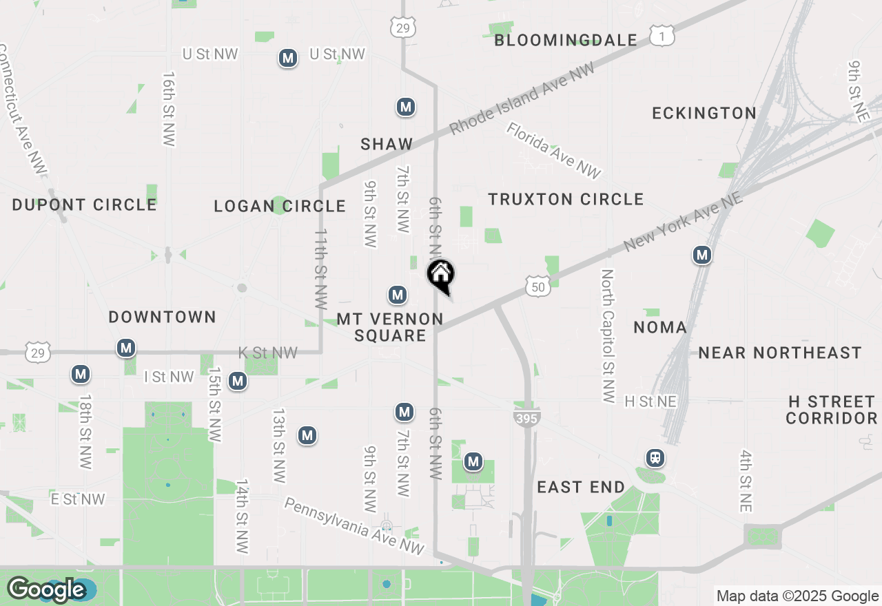 Map of 1119 6th Street Nw #3, Washington, DC 20001