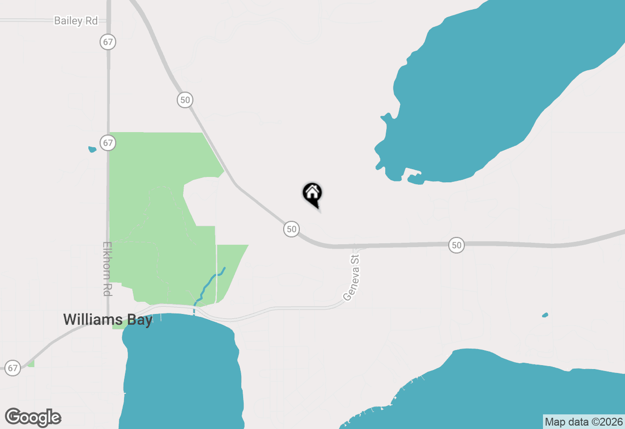Map of W4536 W Lakeview Glen Dr, Lake Geneva, WI 53147