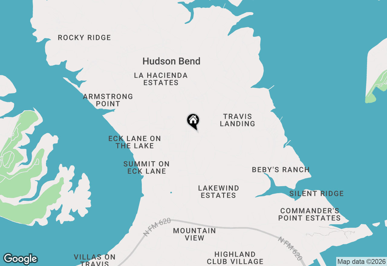 Map of 4701 Hudson Bend Rd, Austin, TX 78734