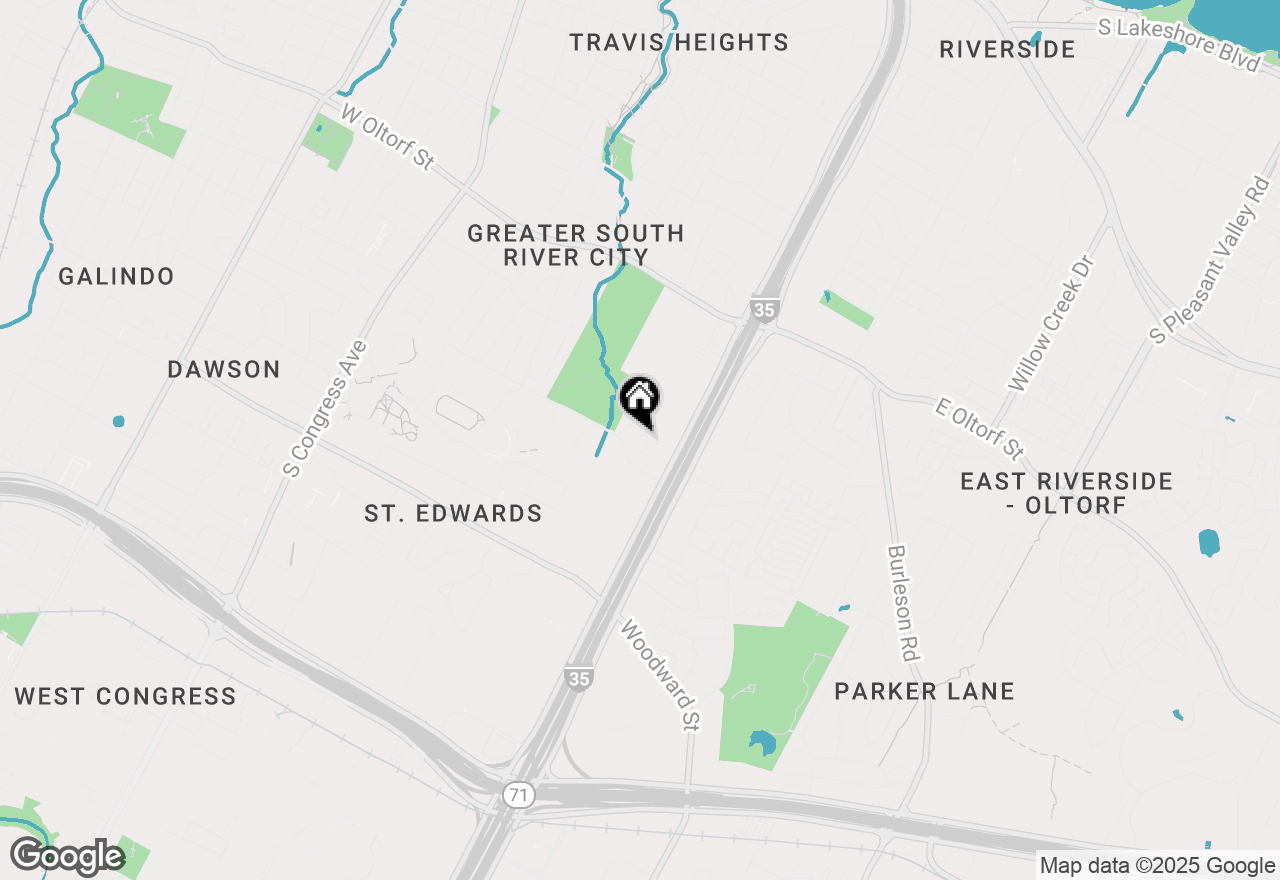Map of 2711 Saint Edwards Cir #2, Austin, TX 78704