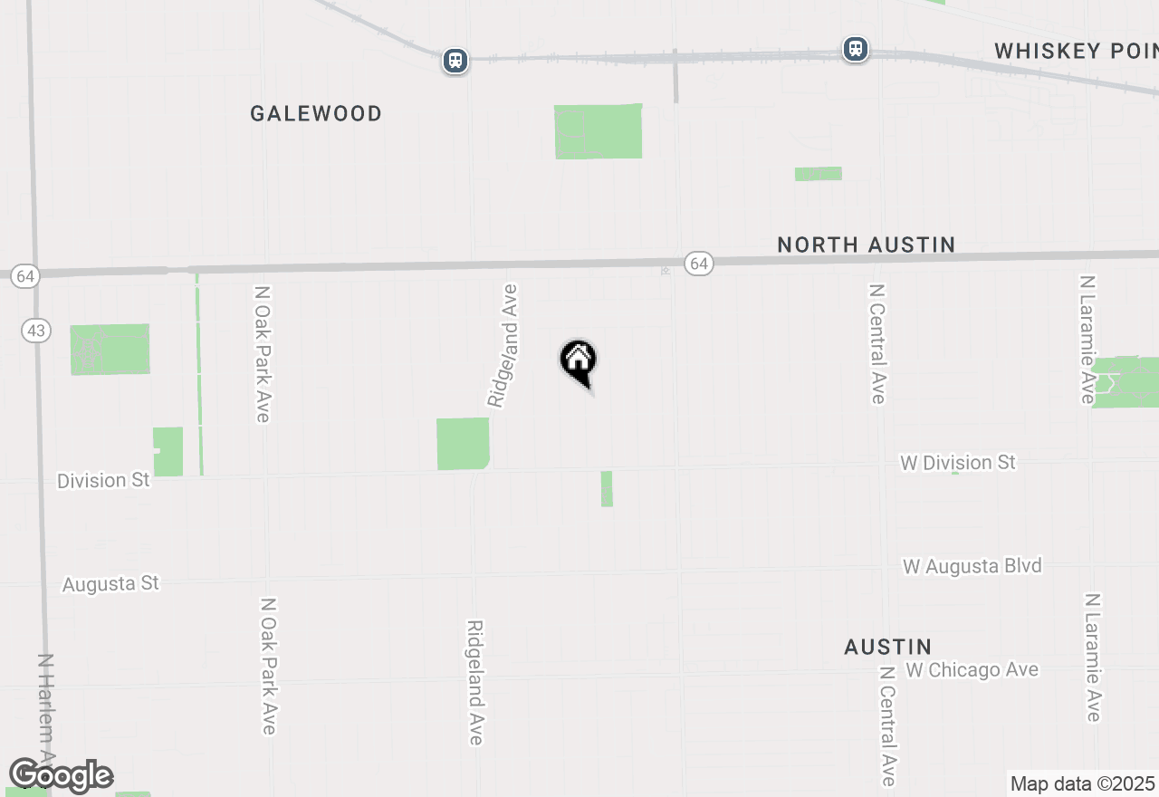 Map of 1014 N Lombard Avenue, Oak Park, IL 60302