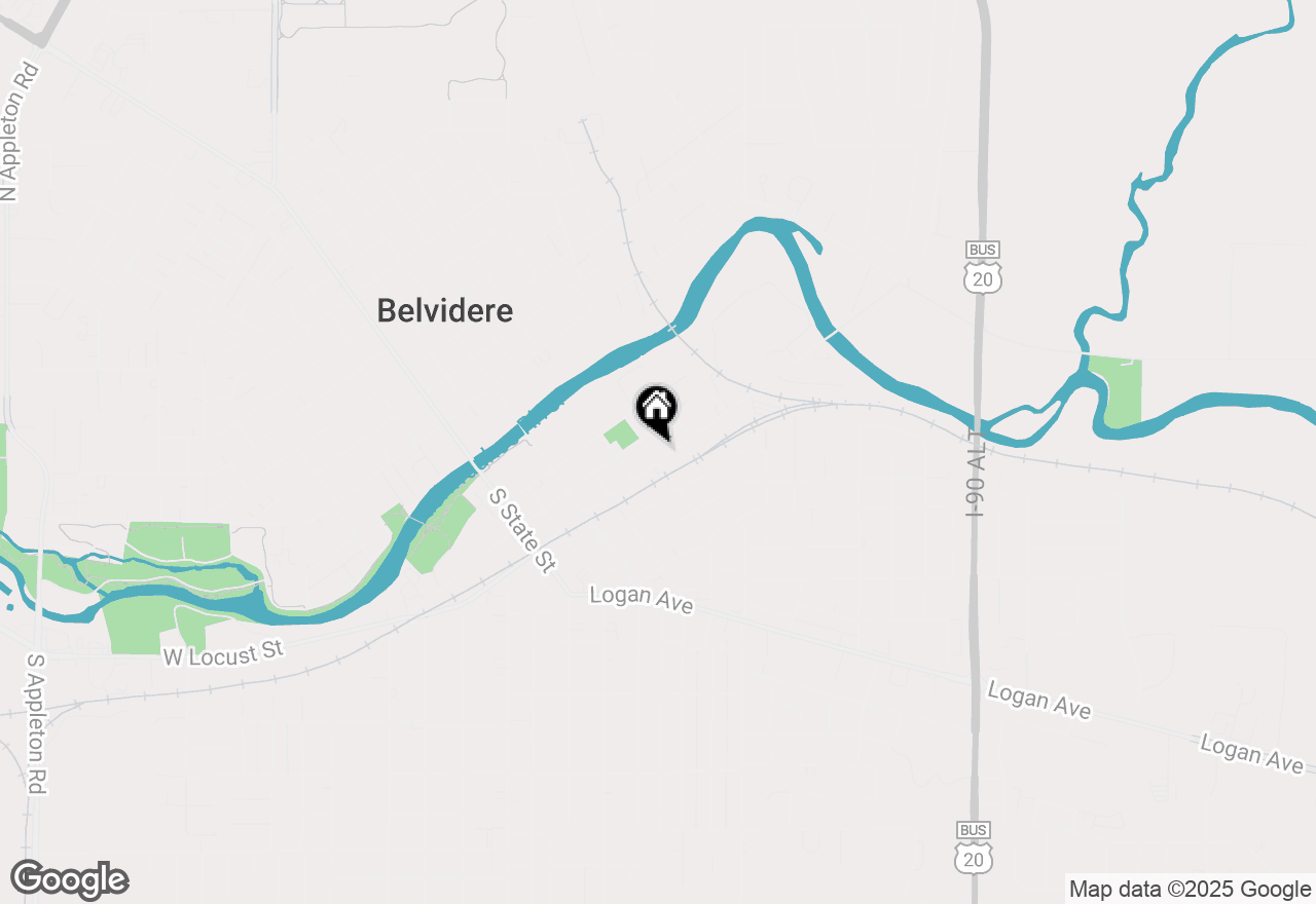 Map of 604 E Pleasant Street, Belvidere, IL 61008