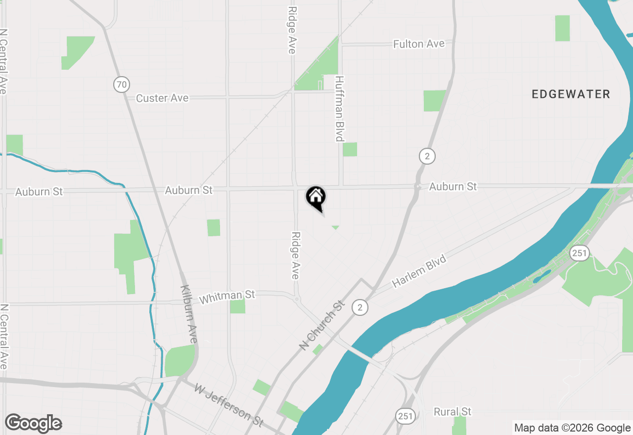 Map of 1239 Garrison Avenue, Rockford, IL 61103