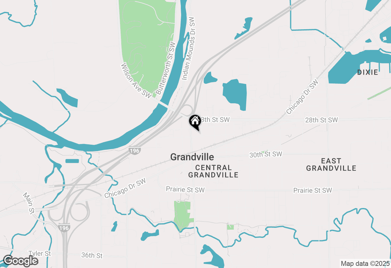 Map of 3981 White Street Sw, Grandville, MI 49418