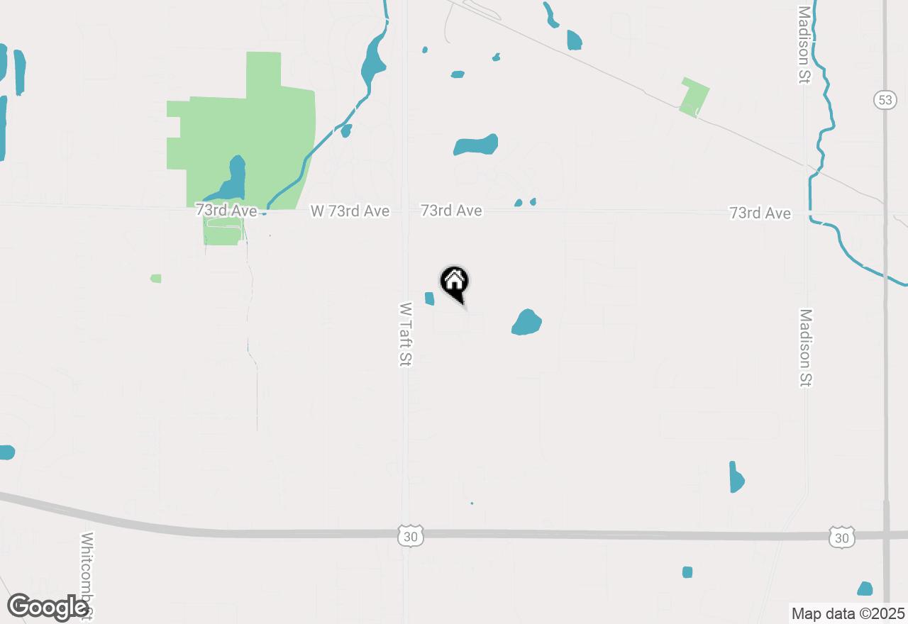 Map of 2034 W 75th Place #37, Merrillville, IN 46410