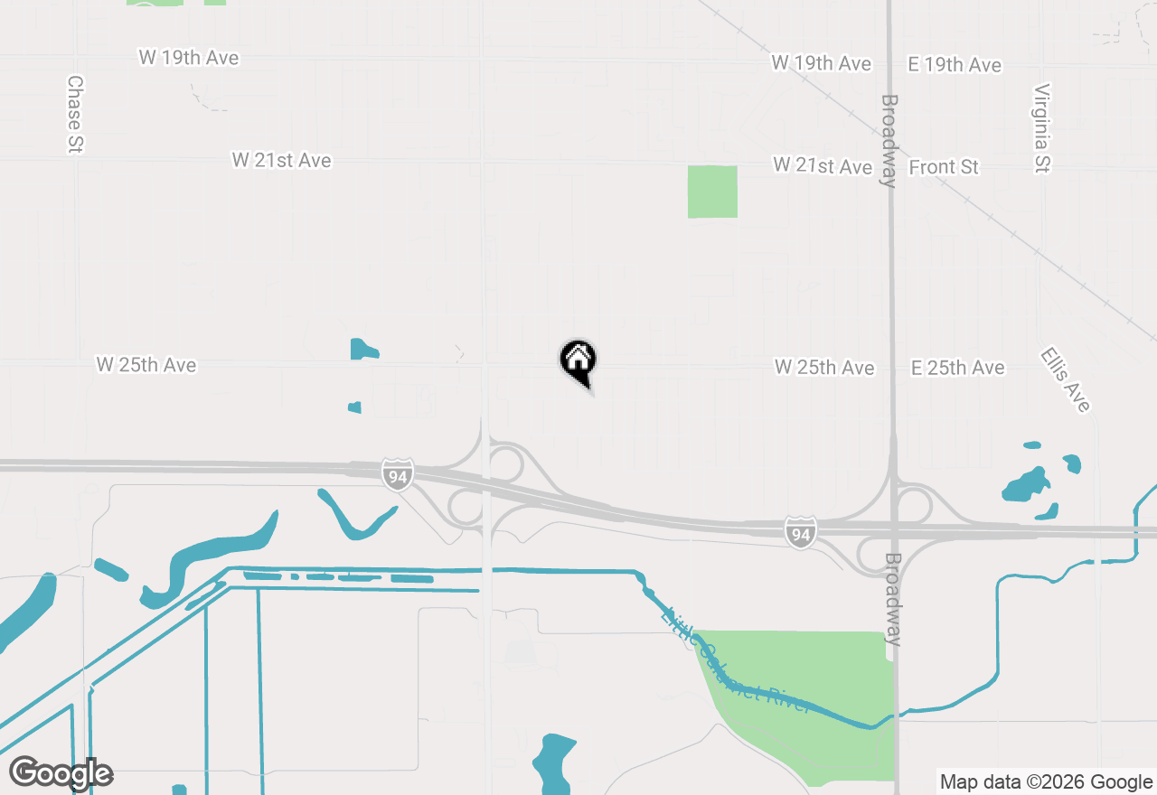Map of 2549 Pierce Street, Gary, IN 46407