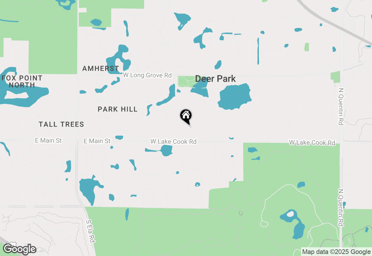 Map of 21 Ferndale Road, Deer Park, IL 60010