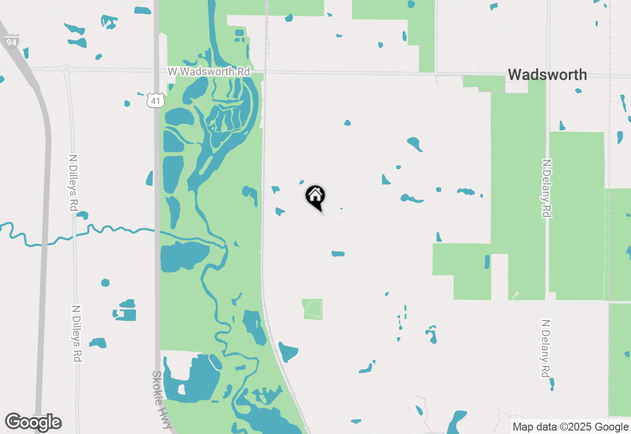 Map of 15026 W Schlosser Court, Wadsworth, IL 60083