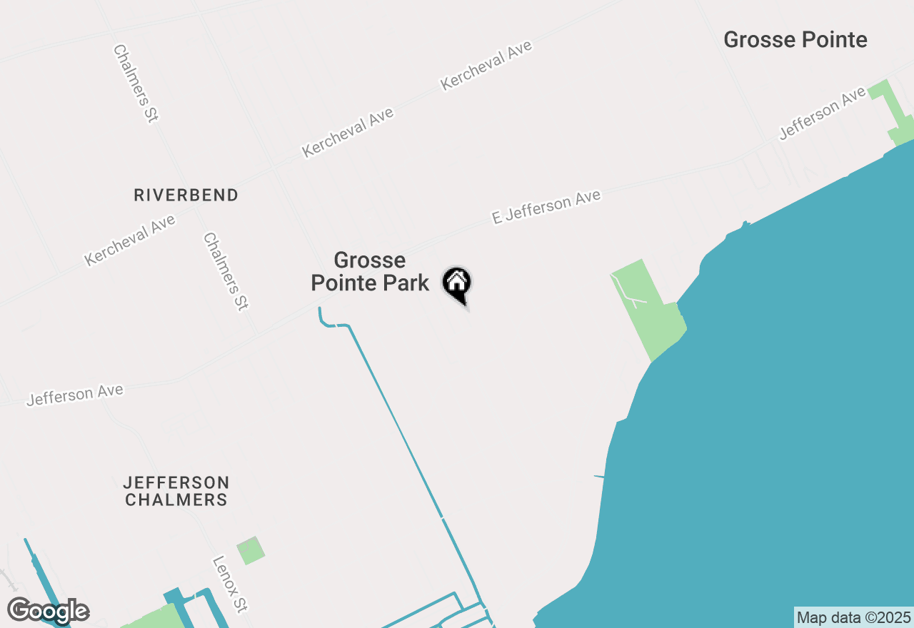 Map of 858 Nottingham Road Road, Grosse Pointe Park, MI 48230