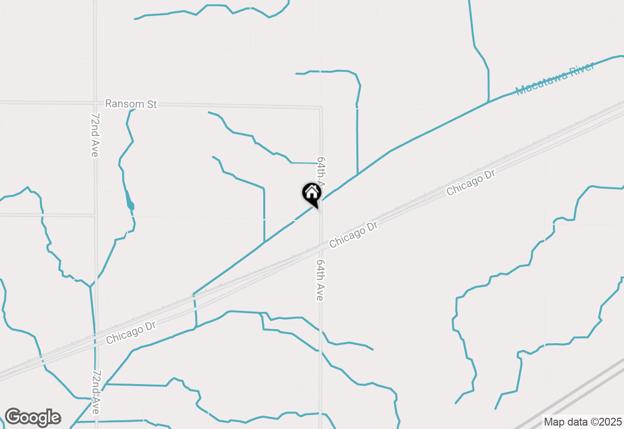 Map of 6447 Quincy Street, Zeeland, MI 49464