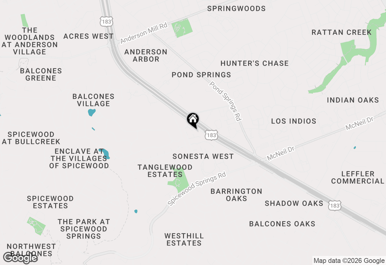 Map of 8600 Fathom Cir #2403, Austin, TX 78750