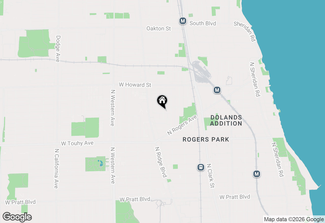 Map of 7400 N Seeley Avenue #3, Chicago, IL 60645