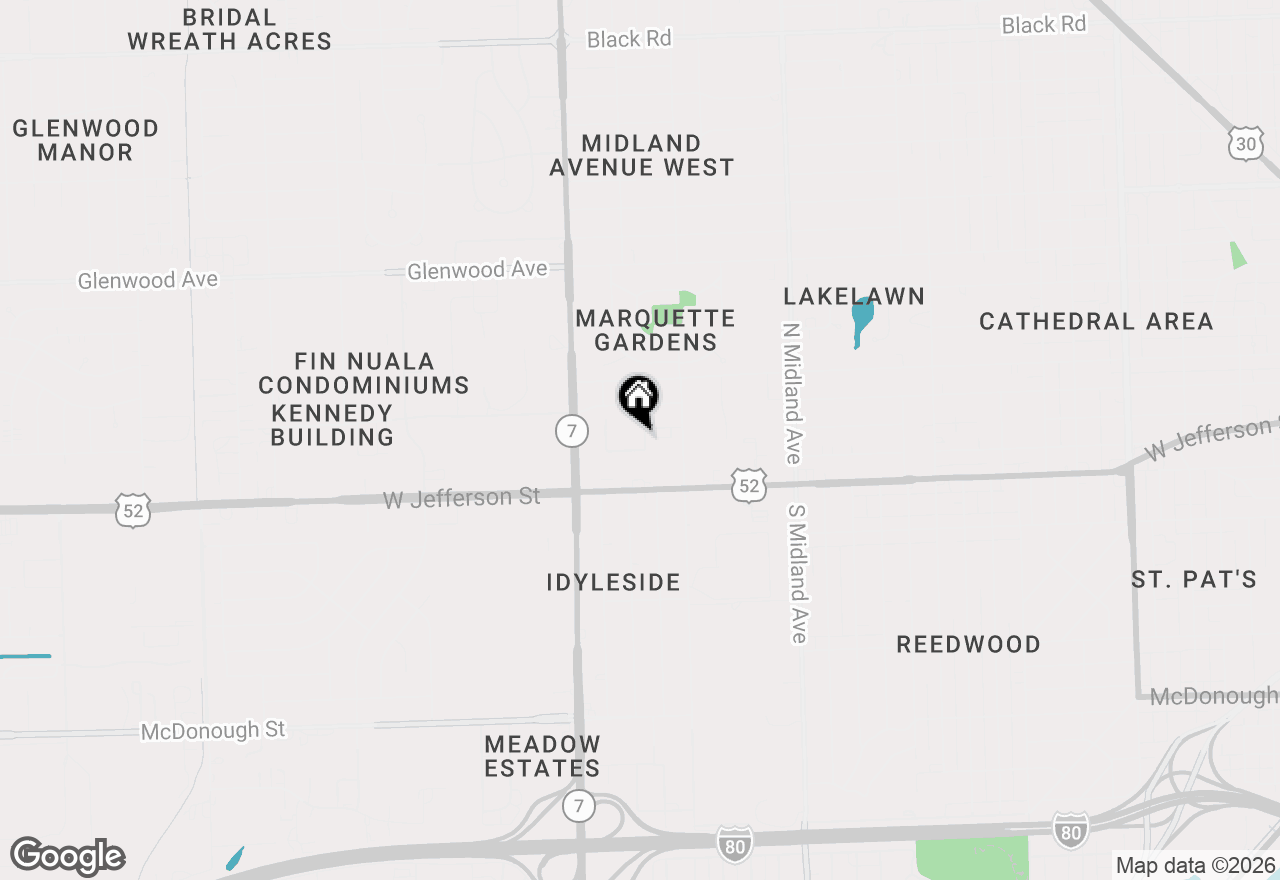 Map of 1620 Richmond Circle #205, Joliet, IL 60435