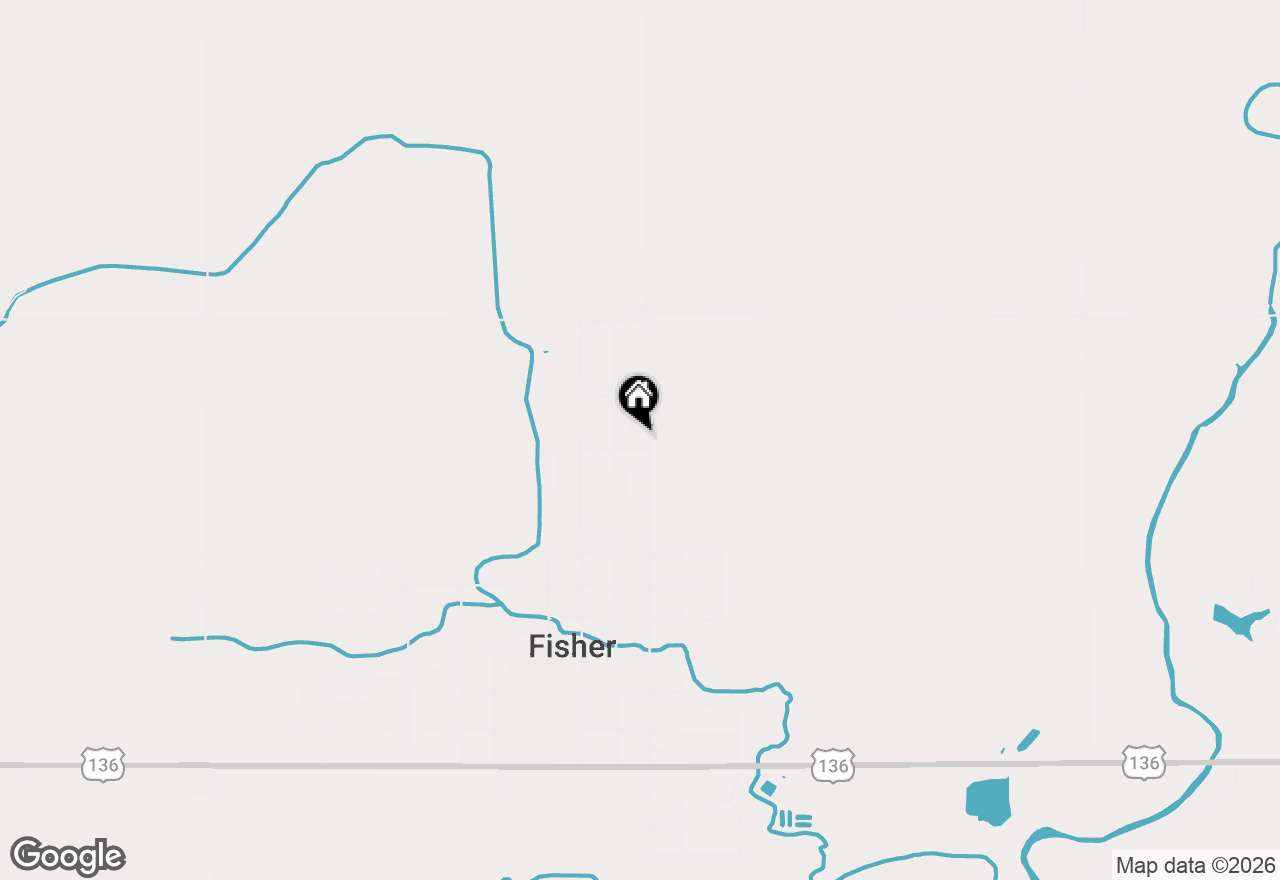 Map of 210 North Street, Fisher, IL 61843