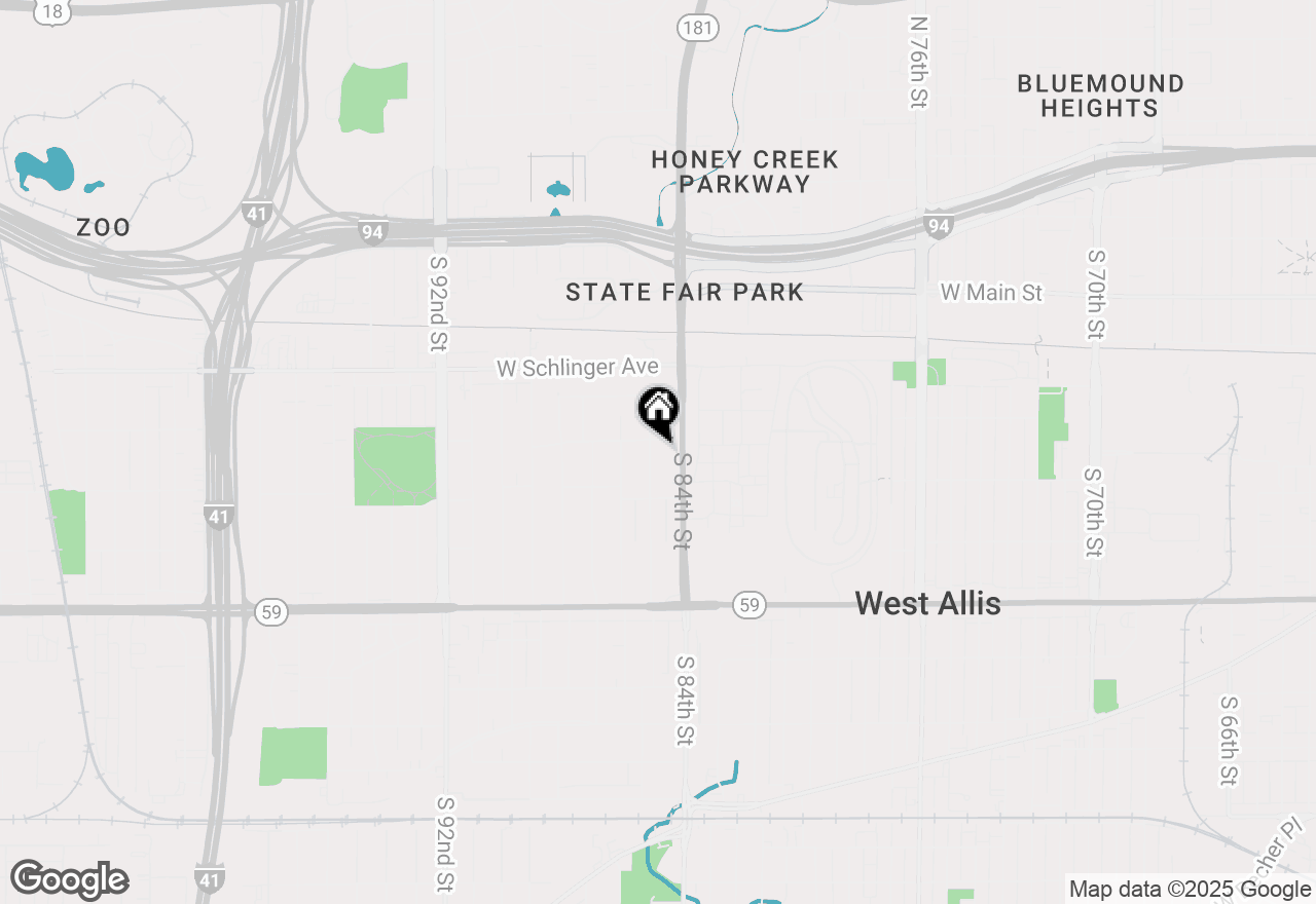 Map of 916 S 85th St, West Allis, WI 53214