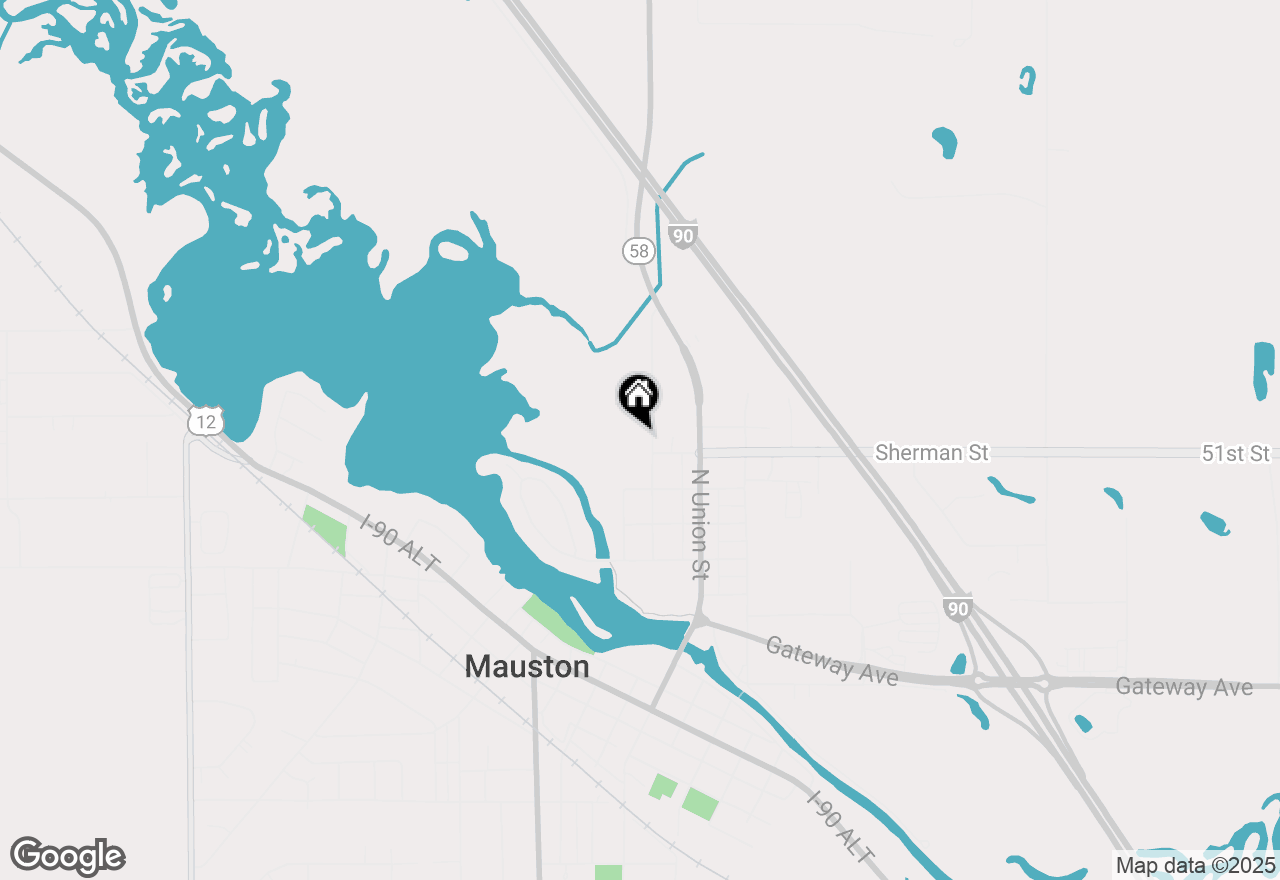 Map of 601 Colfax Street, Mauston, WI 53948