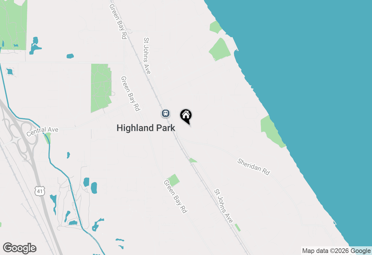 Map of 485 Ravine Drive, Highland Park, IL 60035