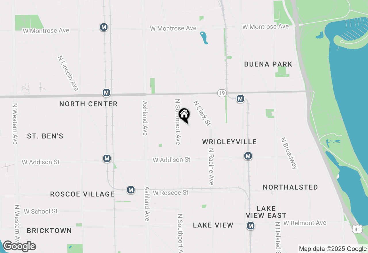 Map of 3760 N Wayne Avenue #1, Chicago, IL 60613