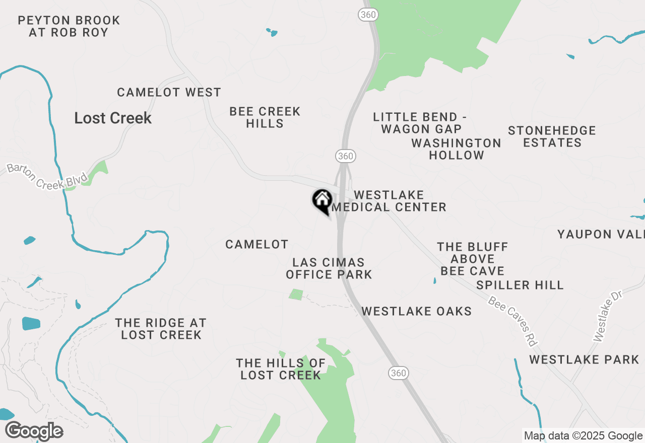 Map of 709 Castle Ridge Rd #D, Austin, TX 78746