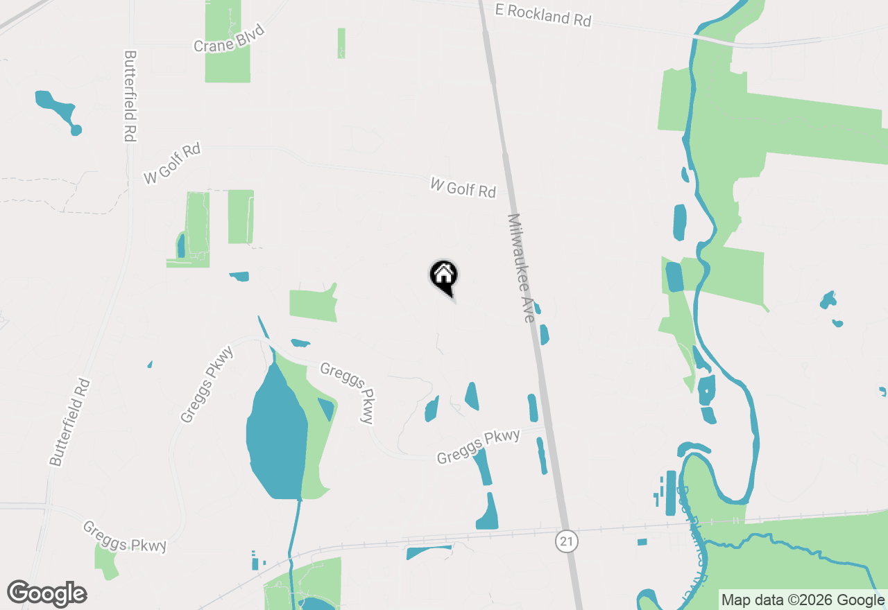 Map of 1204 Garfield Avenue, Libertyville, IL 60048