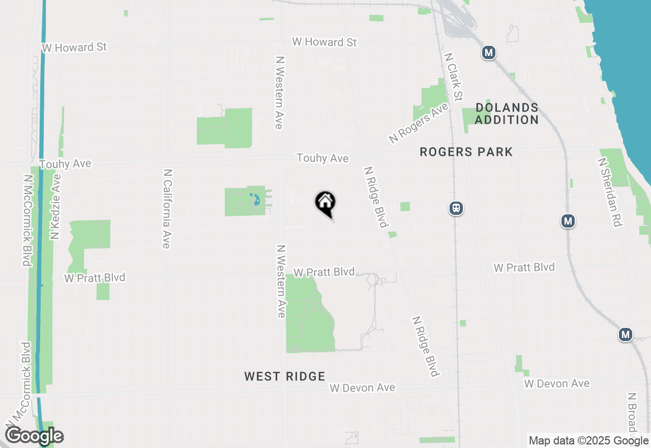 Map of 6960 N Bell Avenue #407, Chicago, IL 60645