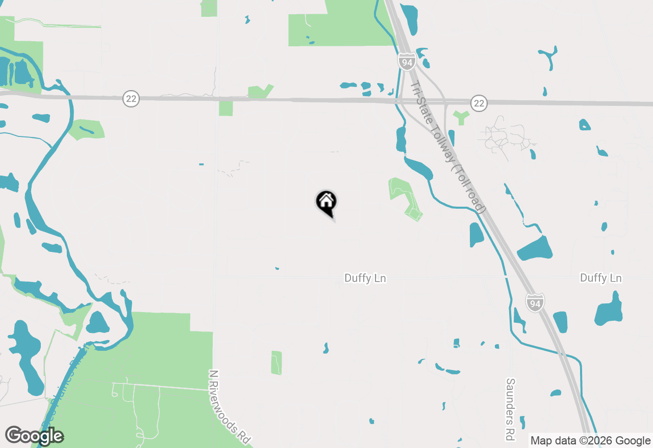 Map of 1 Anglican Lane, Lincolnshire, IL 60069