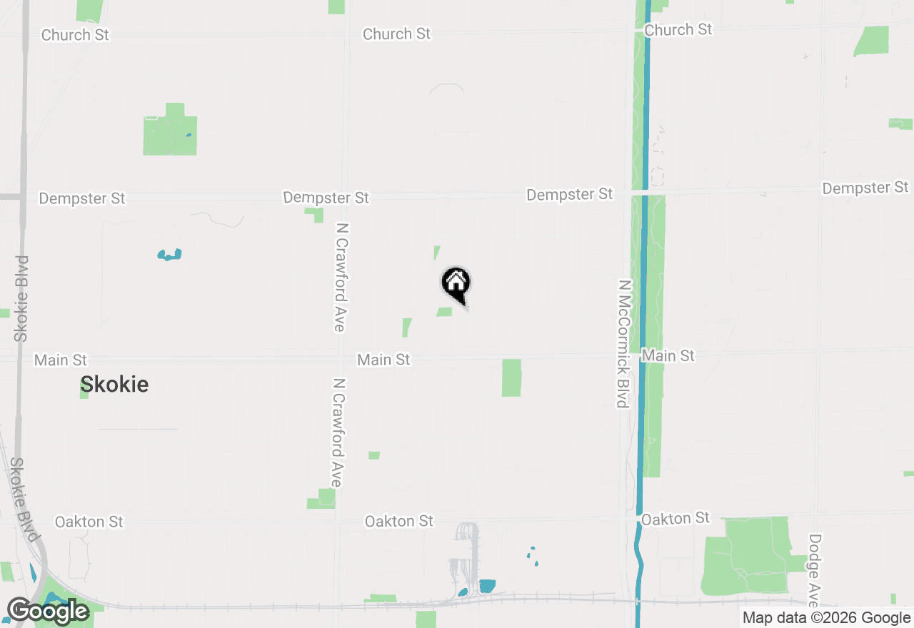 Map of 8500 Lawndale Avenue, Skokie, IL 60076