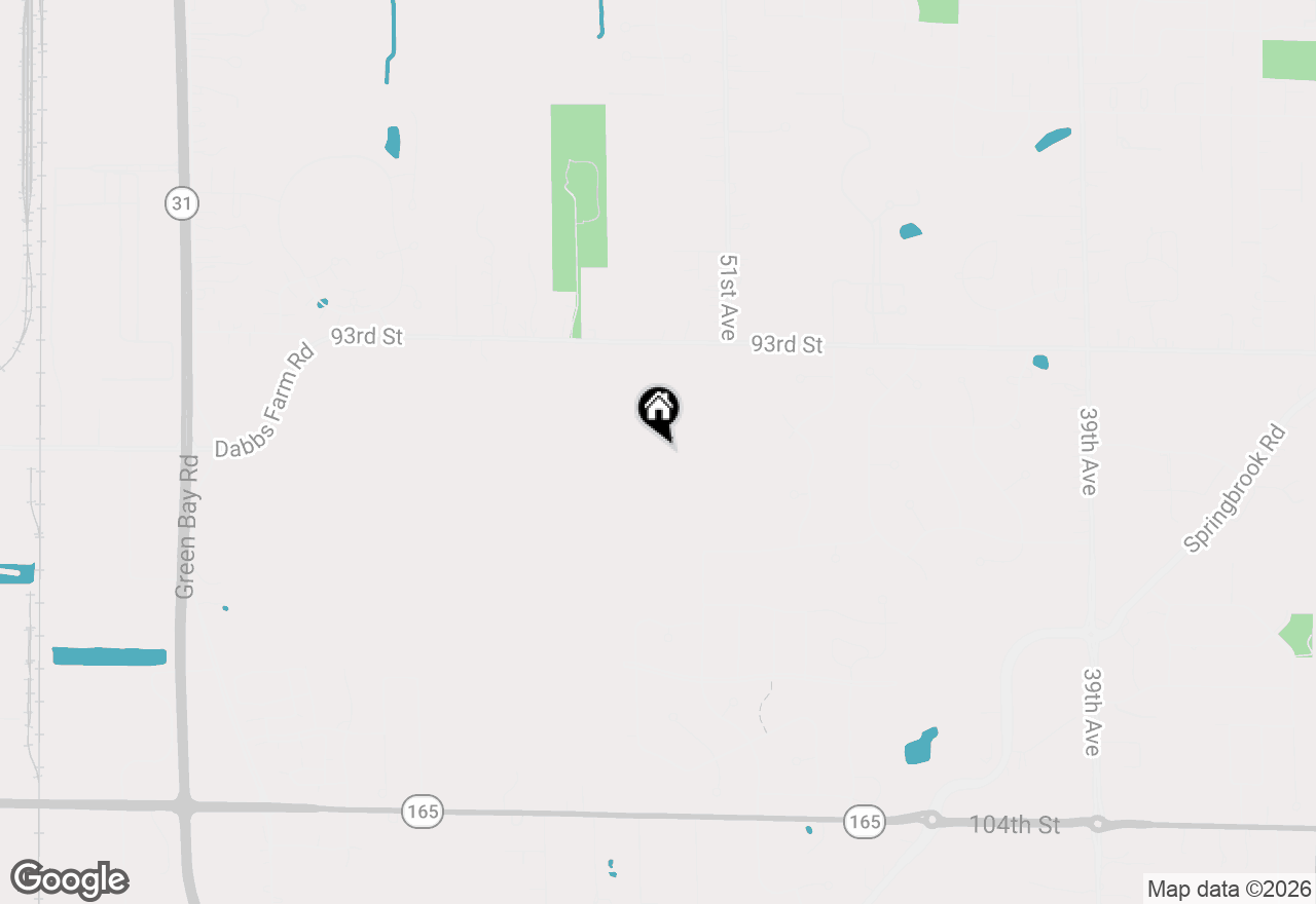 Map of 9412 53rd Ave, Pleasant Prairie, WI 53158